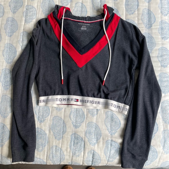 Tommy Hilfiger Cropped Sweatshirt - Picture 2 of 5
